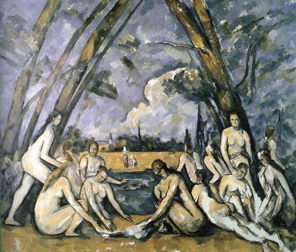 Paul Cezanne Les Grandes Baigneuses oil painting picture